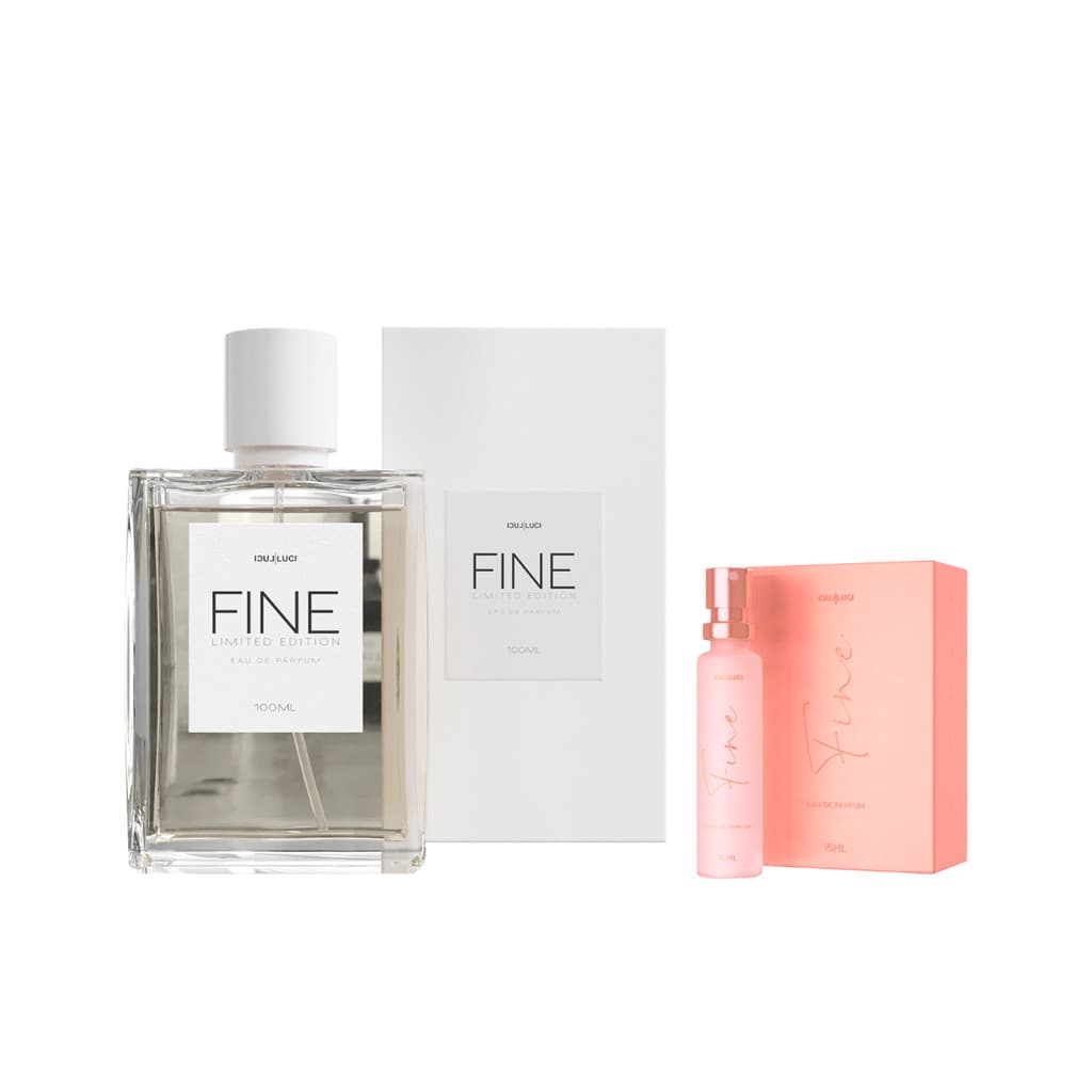 Kit Feminino Perfume F49 Luci Luci 100ml e15ml