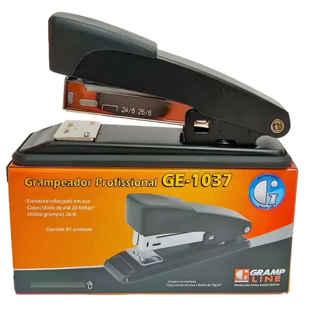 Grampeador Gramp Line Genial GE-1037 para 20 Folhas 510100711