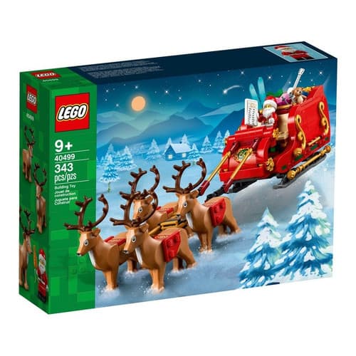 Trenó De Papai Noel De Natal Lego - 40499 - 343 Unidades