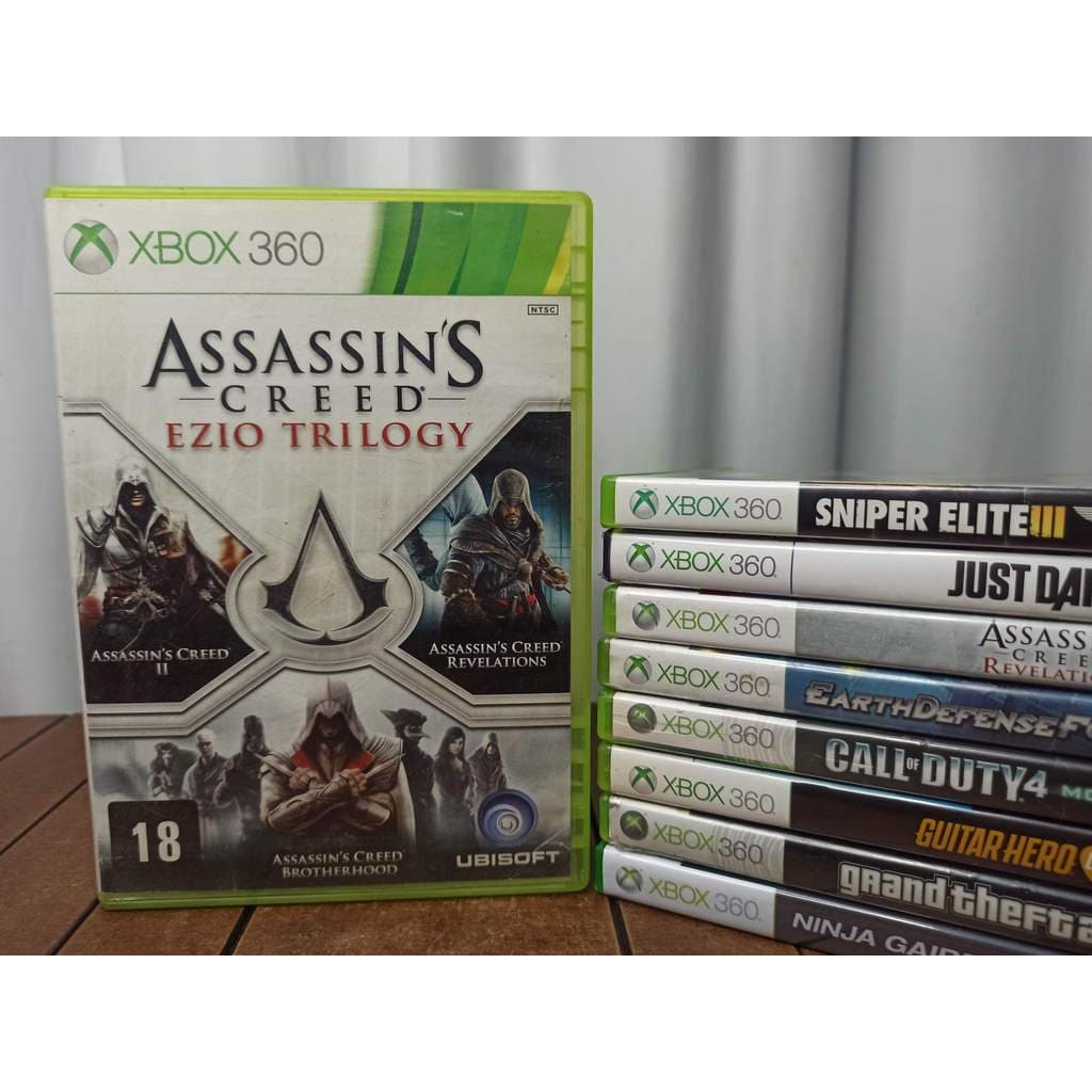 Jogo Assassin's Creed Ezio Trilogy Original Xbox 360 Físico