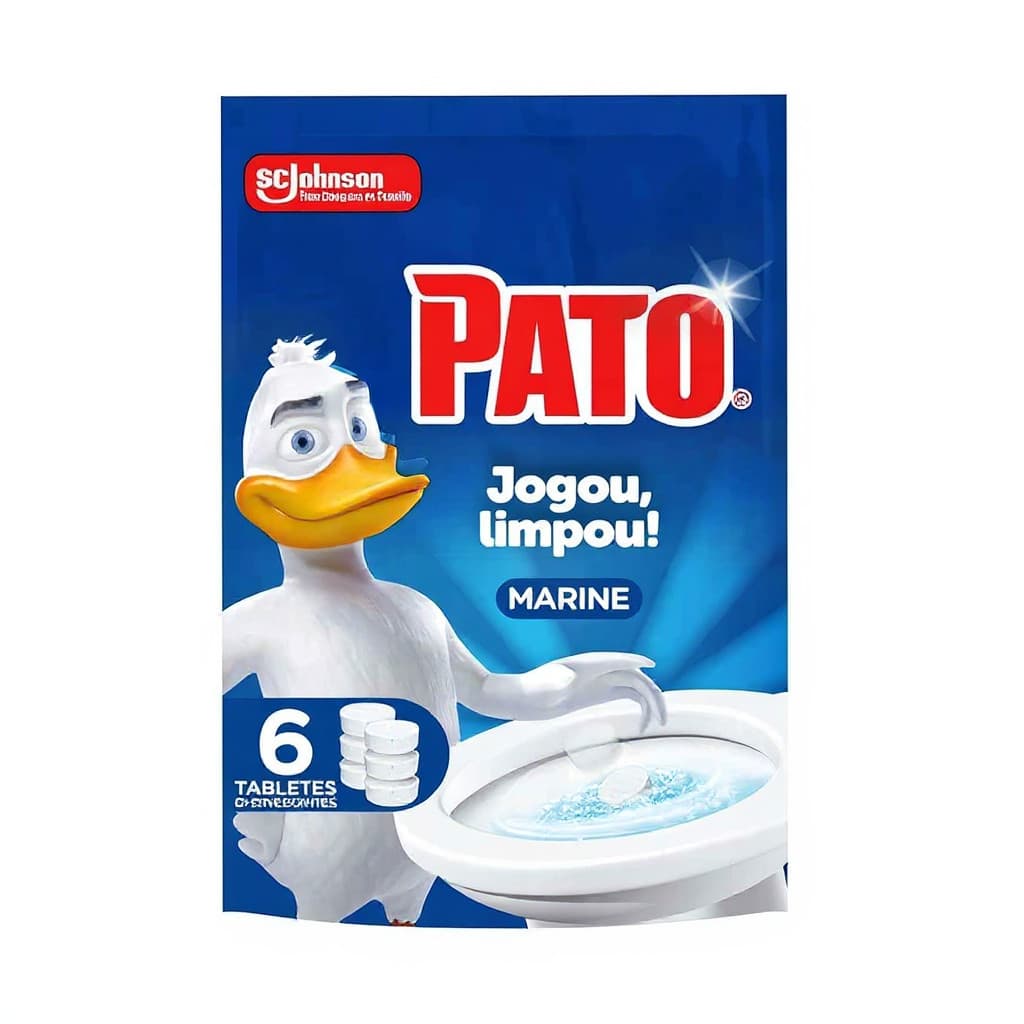 Limpa Vaso Pato Tablete Efervescente Marine 6 Unidades