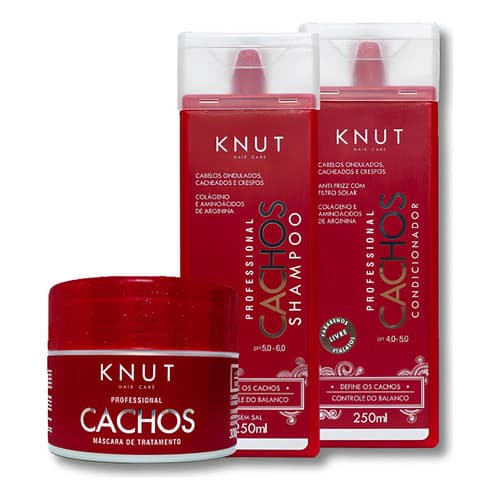 Kit Cachos Tratamento Diário Qualidade Profissional Ativador