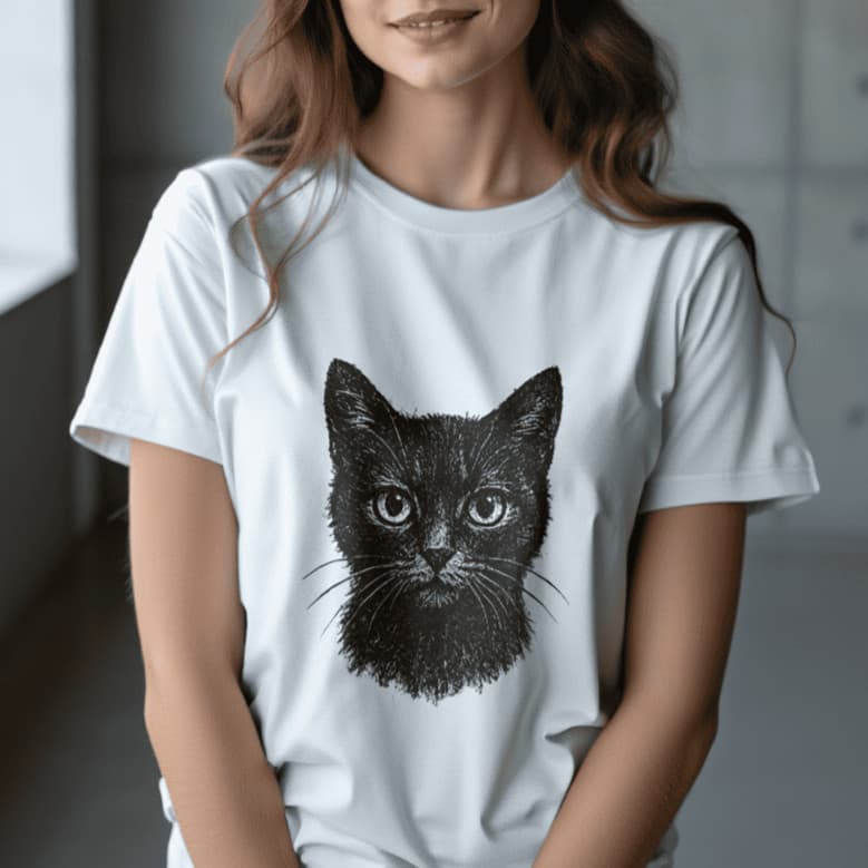 Camisa camiseta Gato preto grunge vintage retro y2k estética anos 90 américana gringa estilosa