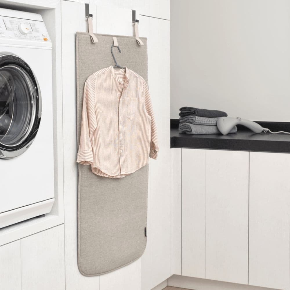 Suporte Protetor Vertical para Passadeira de Roupa a Vapor Brabantia Cinza