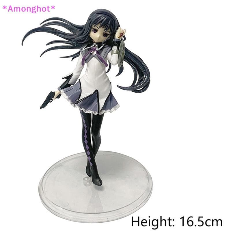 Entrehot > 1 Peça Presente Infantil 16.5 Cm Madoka Magica Figura Akemi Homura Anime PVC Modelo De Aniversário Ornamento