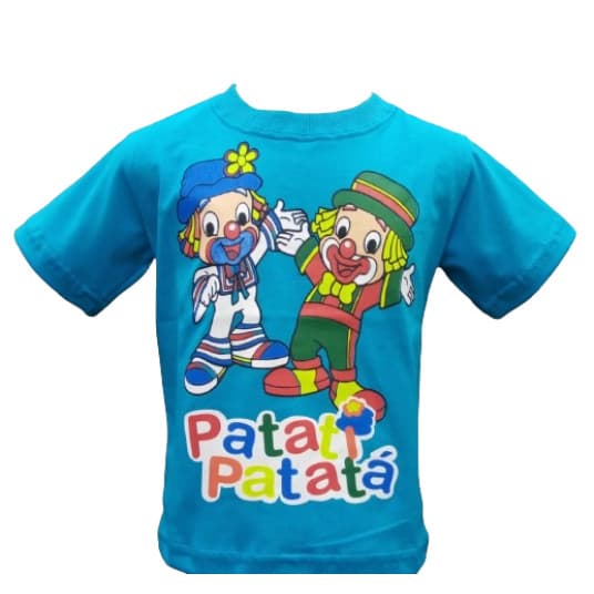 CAMISETA ALGODAO INFANTIL PATATI PATATA PALHACO ALGODAO PROMOCAO