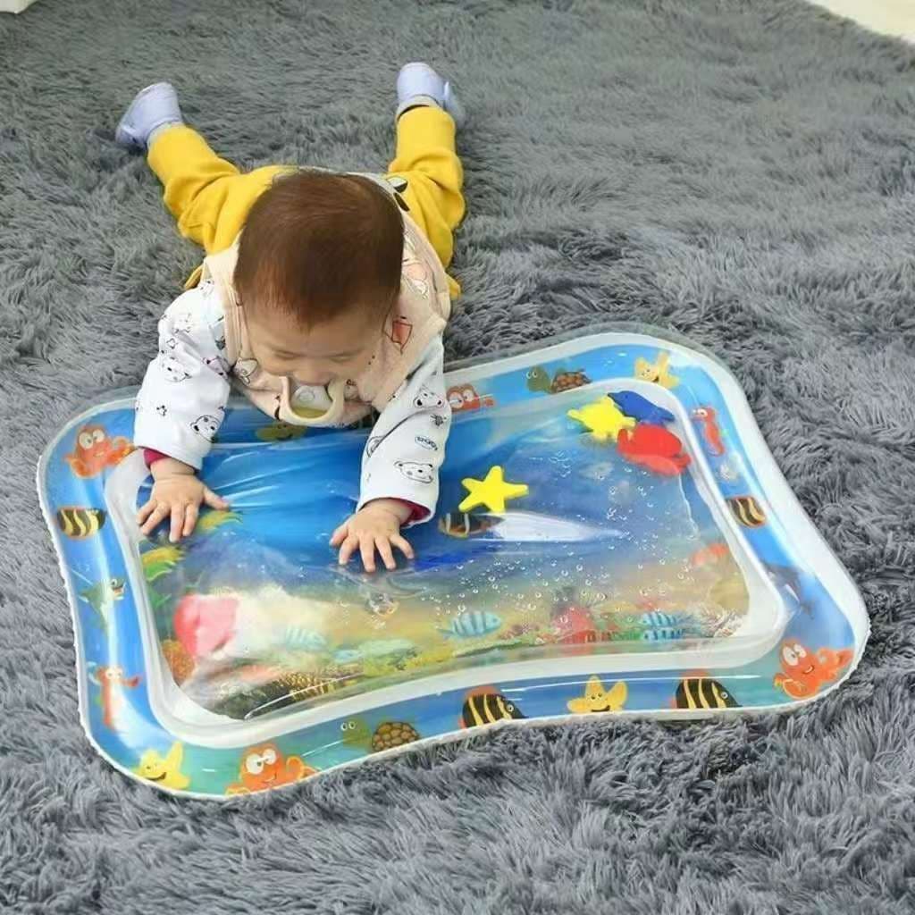 Tapete Infantil Bebê Inflável Água Atividades Sensorial Almofada Menino e Menina