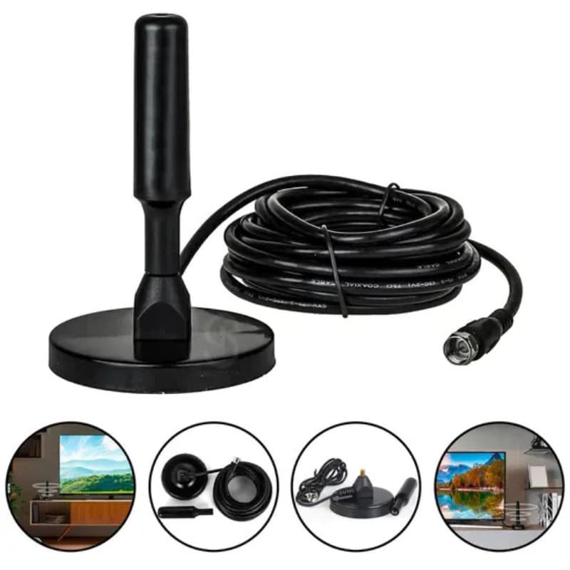 Antena HD de TV Digital 5 METROS de Cabo 3003
