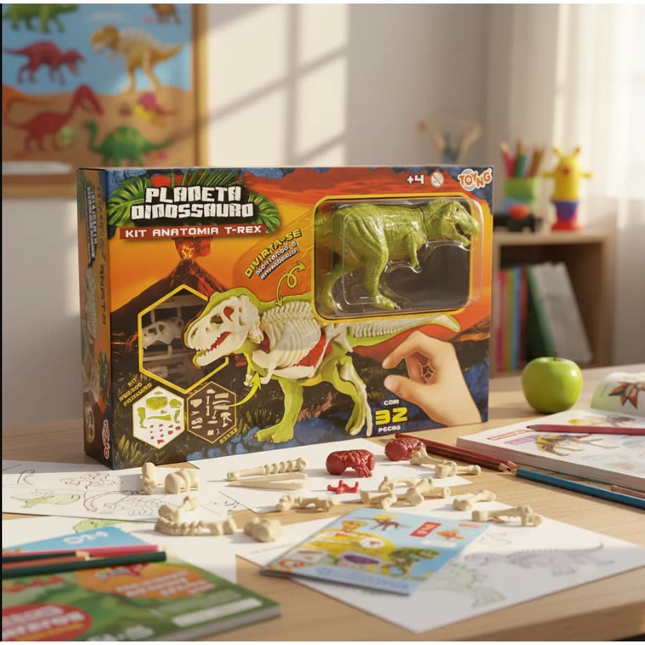 Kit Anatomia dos Dinossauros – Planeta Dinossauro
