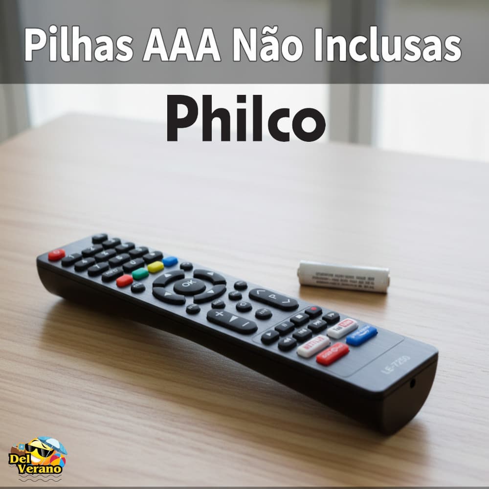 Controle Remoto Compatível Philco Smart TV Netflix Youtube
