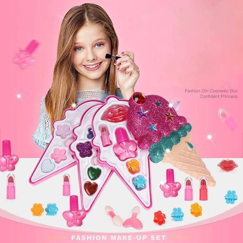 Brinquedos De Maquiagem Para Meninas Paleta Real Natal De Aniversário kids sorvet