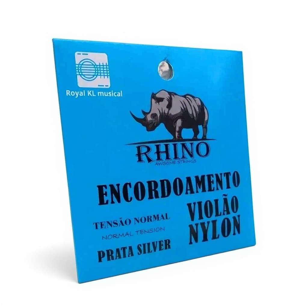 Nylon Tensão Média Rhino Encordoamento Violão 4/4