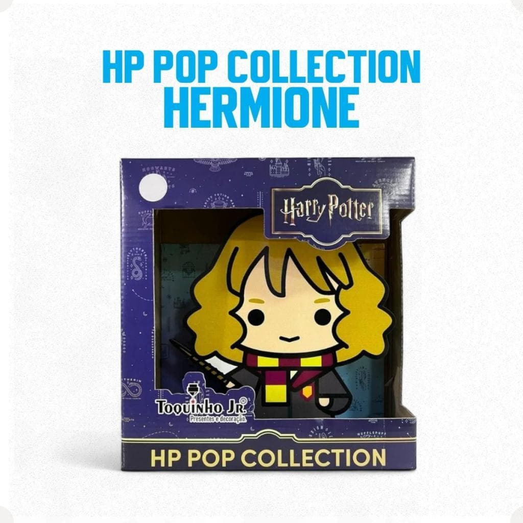 Hermione Granger Figura Decorativa Pequena Pop Collection Colecionável Geek