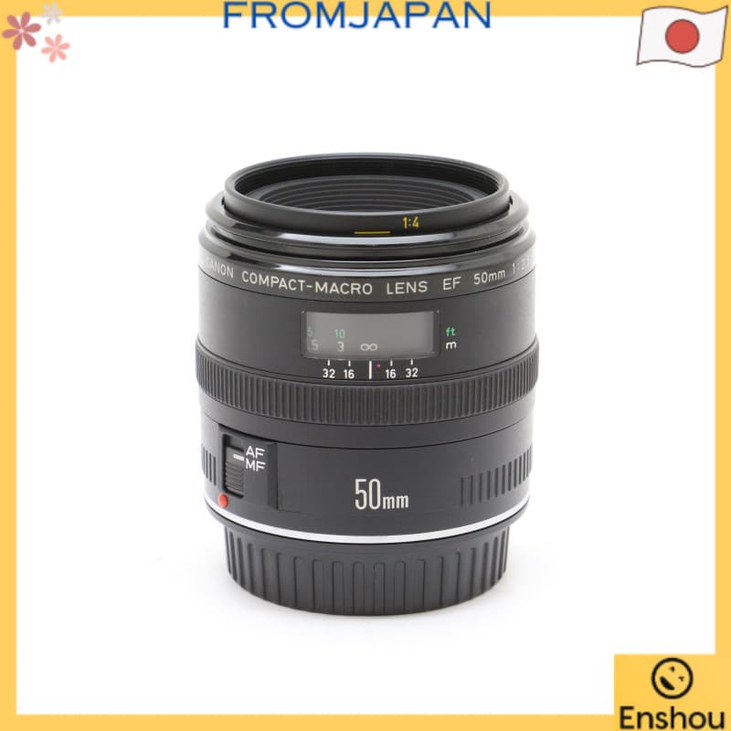 Do Japão [USADO]Canon prime macro lens EF 50mm F2.5 Compact Macro — full-frame compatible