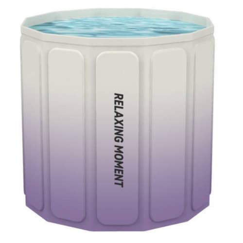 Banheira Dobrável Portátil PVC Infantil Compacta Prática Banho Seguro Fácil Armazenamento Colorida