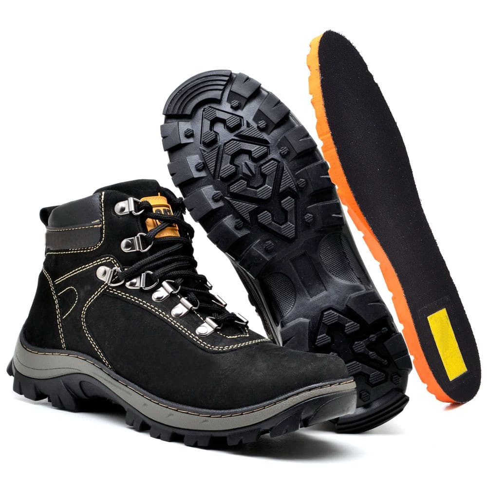 Bota Coturno Adventure Masculino Palmilha em P.U 100% Confortável X1 Promoção Envio Imediato Imperdivel