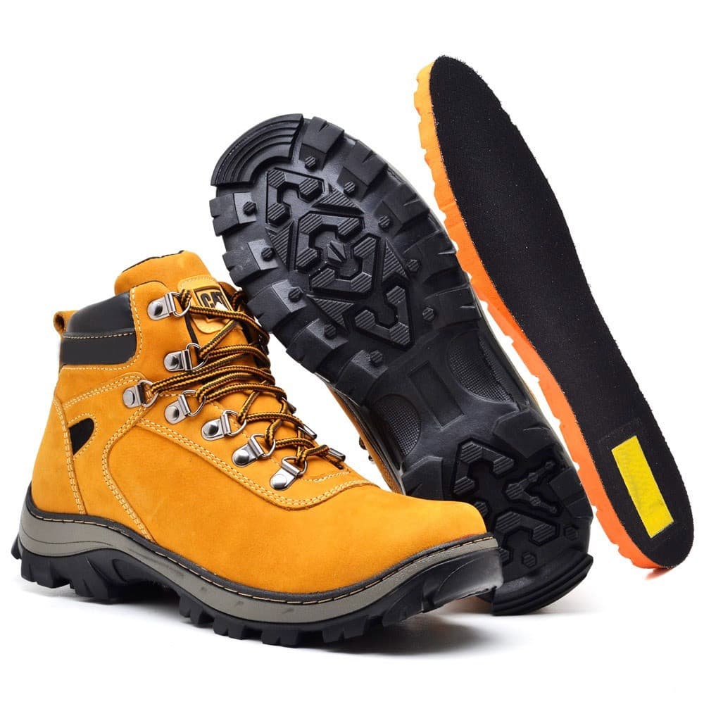 Coturno Masculino 100% Couro Legítimo X1 Queima de Estoque Envio Imediato