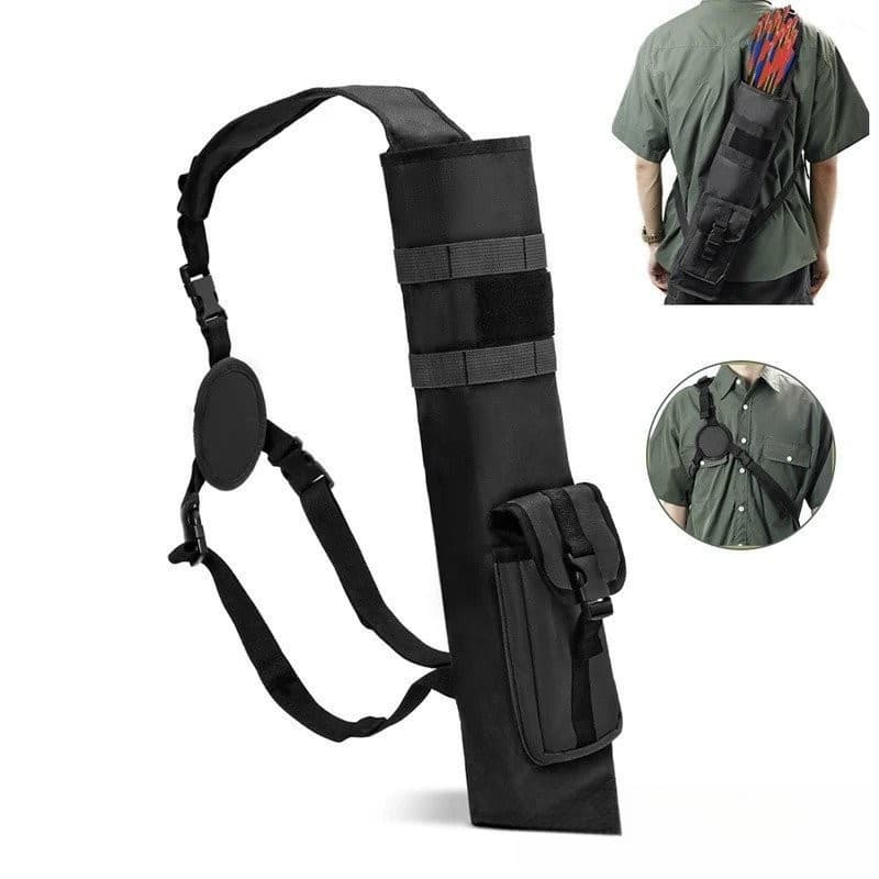 Aljava Para Tiro Com Arco Flechas Traseiras , Suporte De Flecha Sistema Molle E Bolsas SZ1I