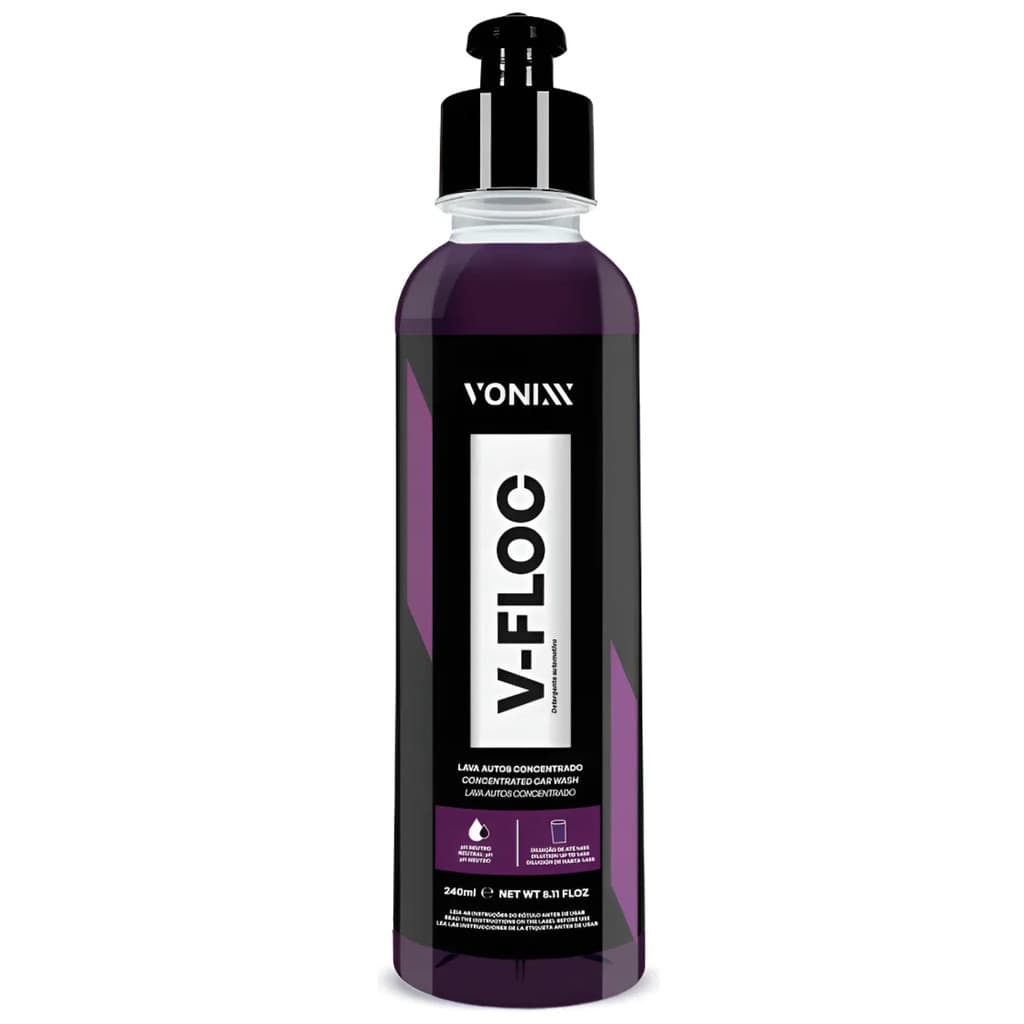 VONIXX SHAMPOO AUTOMOTIVO LAVA AUTO V-FLOC CONCENTRADO 240ML