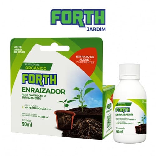 Adubo Fertilizante Enraizador Forth 60ml Concentrado 12l