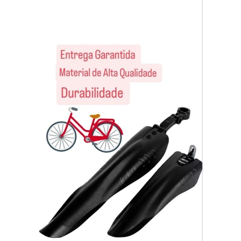 Oferta Imperdível Paralamas Bike MTB Resistente Para Barro  Bicicletas Dianteiro e Traseiro 26 ao 29