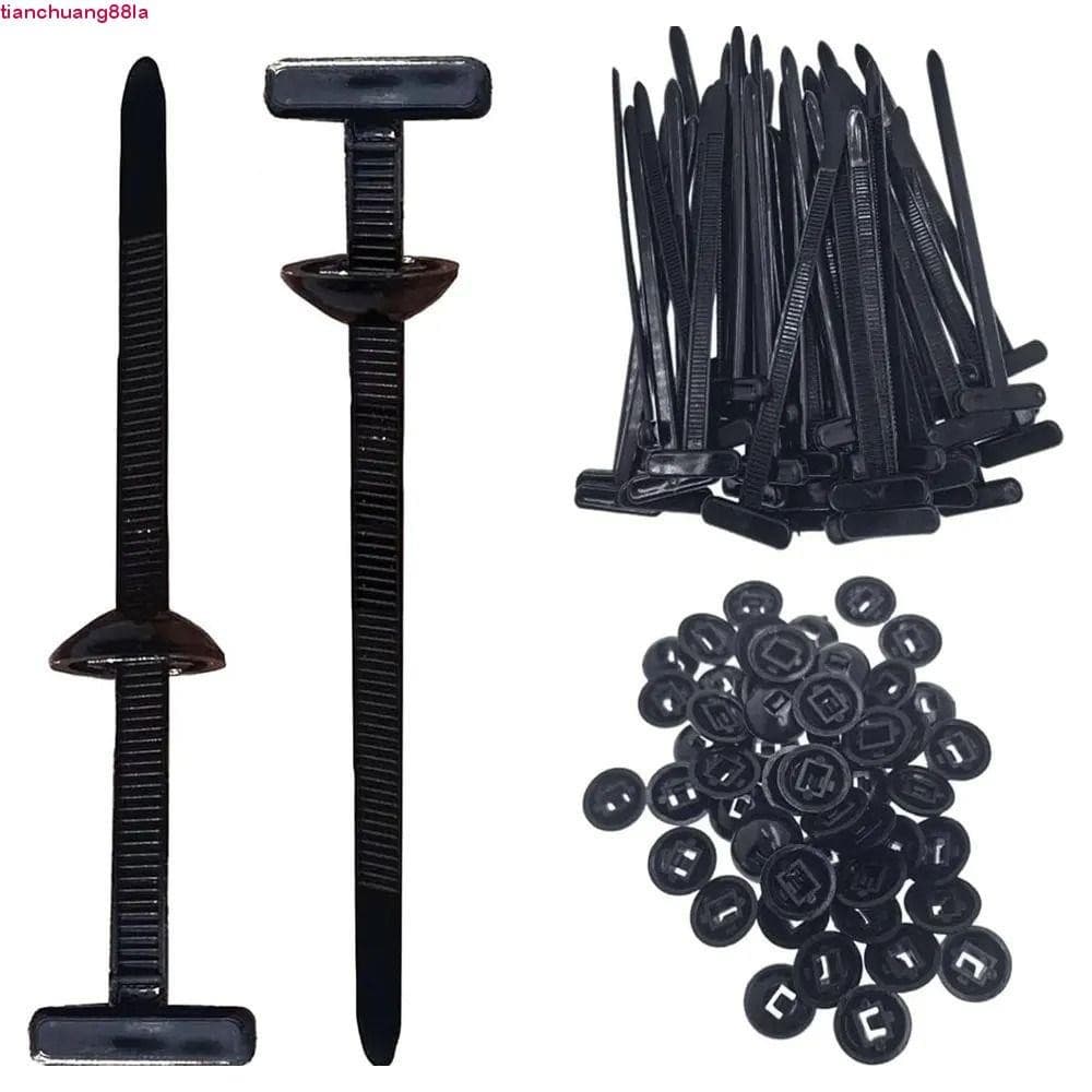 10/50/100/150 Unidades De Fivela Cabo Universal De Nylon Reforçado Laços Zip De Travamento Presilha Automotiva