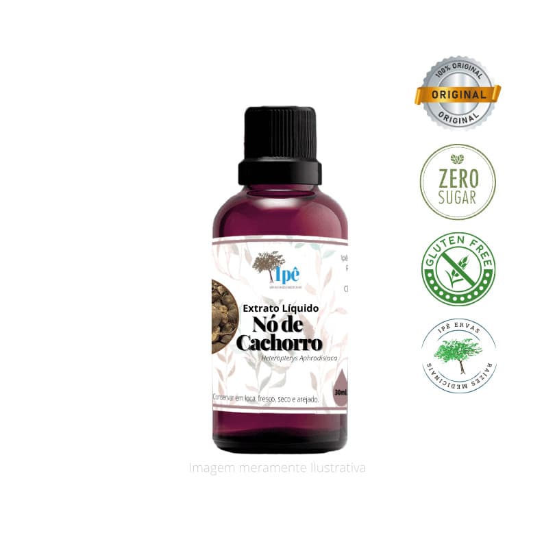 Extrato Liquido de Nó de Cachorro (Heteropterys Aphrodisiaca), 30ml - Ipê Ervas