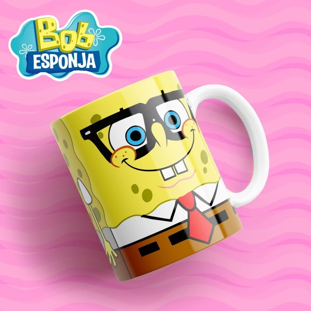 Caneca Personalizada Bob Esponja Desenho Animado(vários modelos)