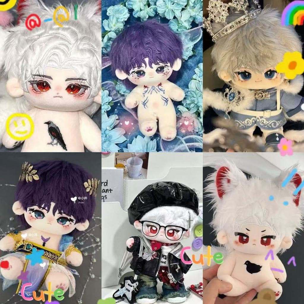 Anime Love and Deepspace Figura Boneca De Pelúcia Xavier Sylus Rafayel Zayne Caleb Dois Desenhos Animados De Algodão Bri