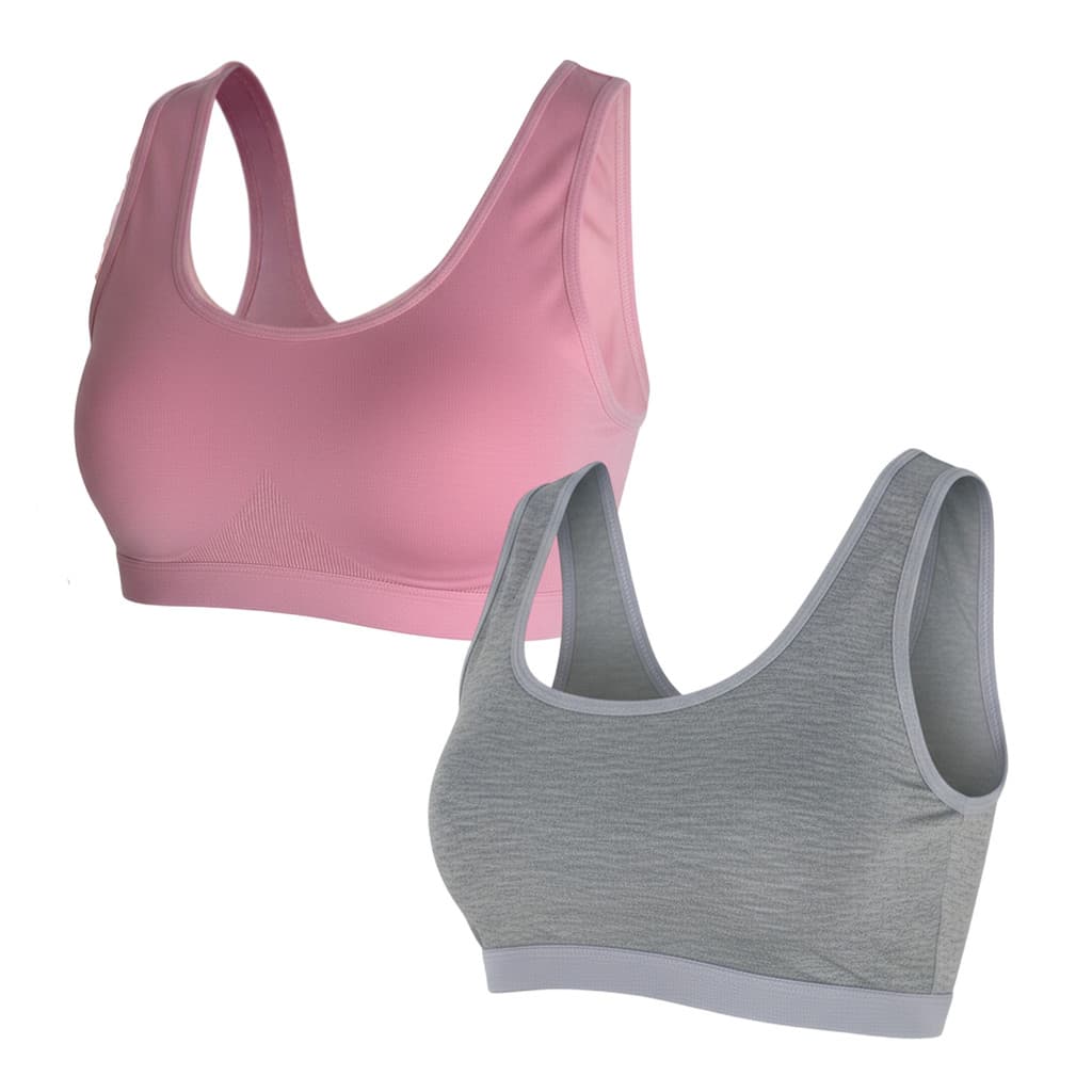 Kit 2 Top Infantil Infanto Juvenil Menina Moça Regata Bojo