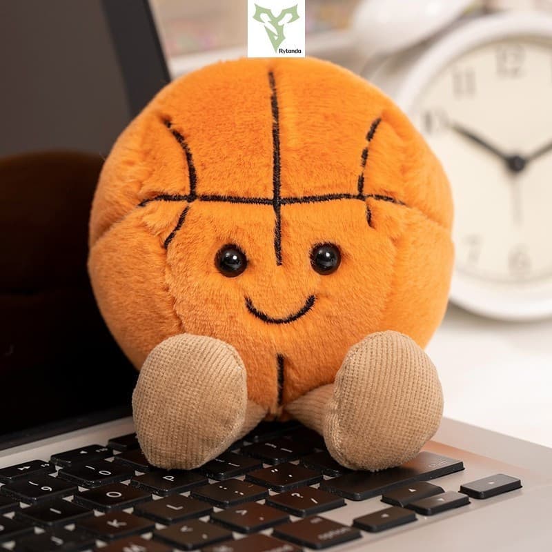Rytanda Em Estoque Bola Boneca De Pelúcia Brinquedos Basquete , Futebol , Beisebol , Tênis , Bilhar Plushies Recheado En