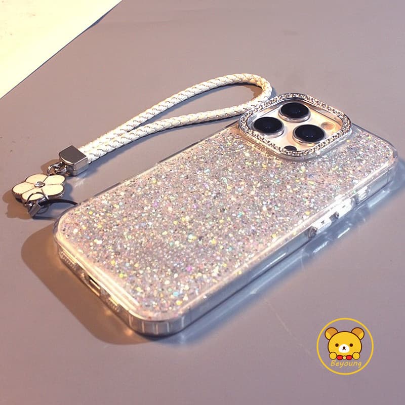 Capa Luxuosa Com Glitter Para Redmi Note 15 14 14S 13 12 Turbo 12S 12T 11 11S 10 10T 10S 9 9S 9T 8 7 Pro Max Plus SE 5G