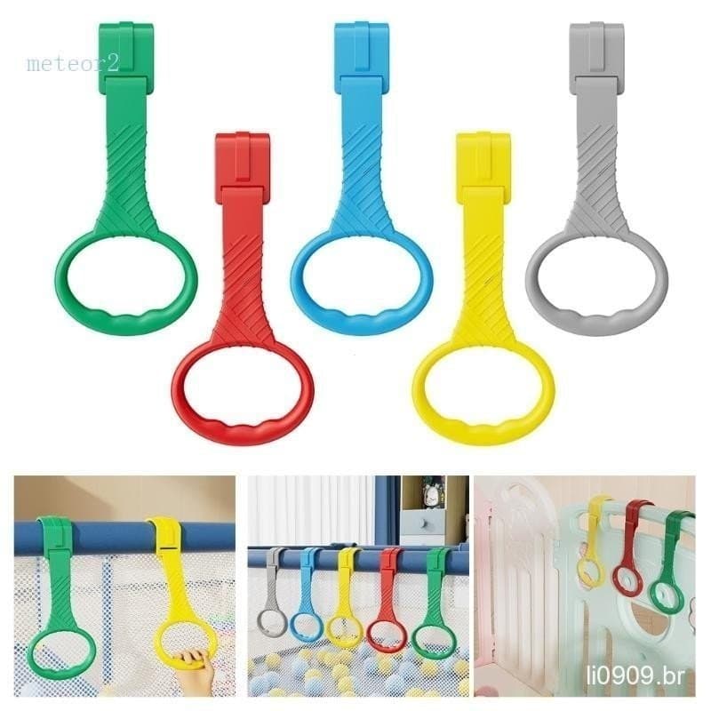 meteor2 1Pc Berço Do Bebê Puxar Para Cima Anéis Infantil Cama Suporte Auxiliar Alça Cercadinho Portátil Ferramenta Tr