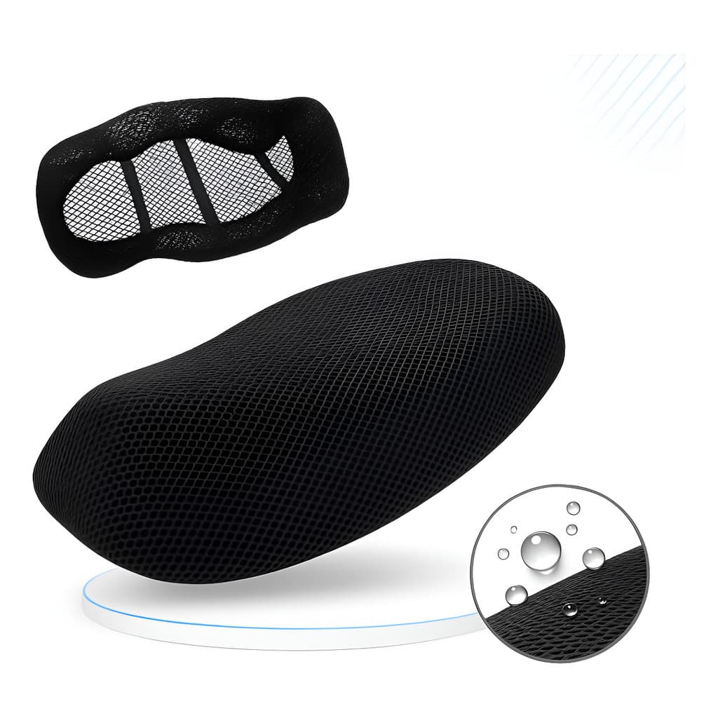 Capa Banco De Moto Térmica Impermeável Titan Cg 125 150 160 Preto