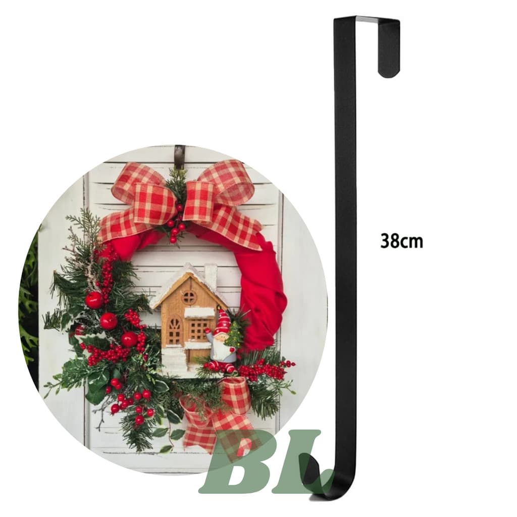 Suporte para Guirlanda de Natal 38cm de Porta Gancho