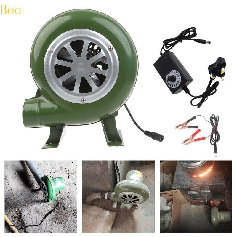 Boo Ventilador Para Churrasco Ferreiro Forjas 3-12V Duto Ar Alimentação Ferro Acampamento Piqueni