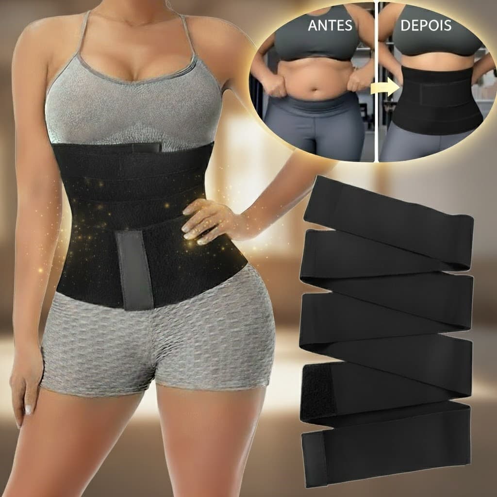 Cinta Modeladora 3 ou 6 Metros Faixa Abdominal - BESTMIX