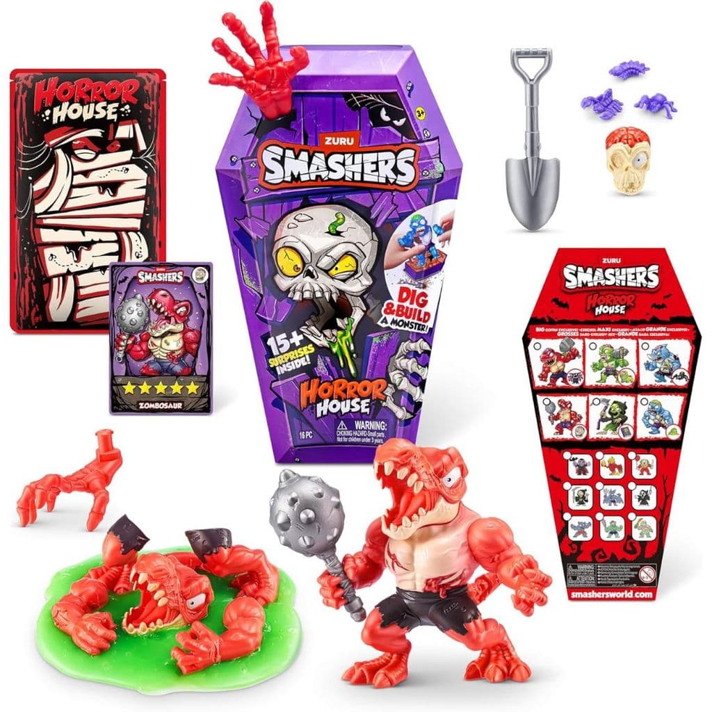 Smashers Horror House Vermelho 15+ Surprises Fun Divirta-se