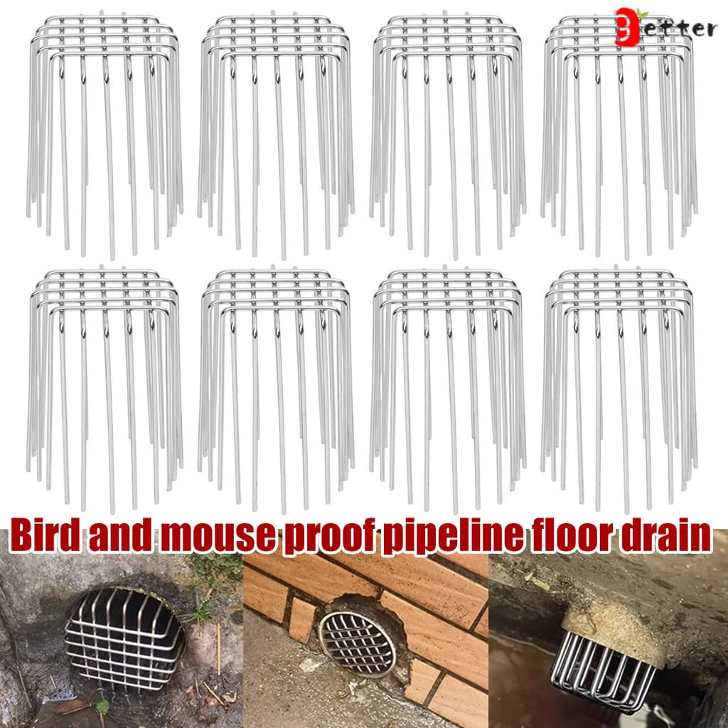 Tubos De Drenagem Práticos Clássicos Anti-Insetos Tampa De Pássaros-Aço Inoxidável Pátio Porão Tubo De Esgoto Mouse Cobr