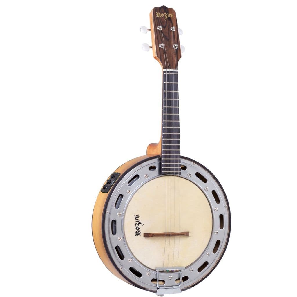 Banjo Rozini RJ14.EL.F.I Estudante Elétrico Imbuia Fosco