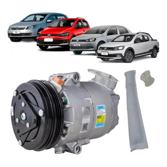 Compressor Ar Gol Saveiro Fox Voyage G5 G6 Delphi + Filtro NV