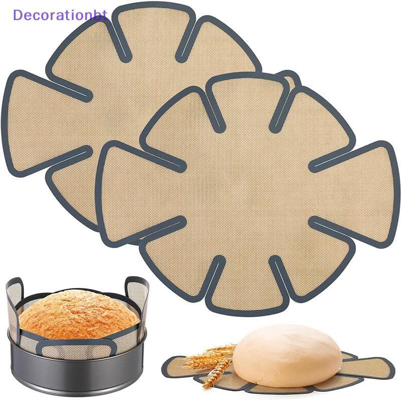 Decorationbt Silicone Cozimento Pão Pan Esteira Antiaderente Forro Levantadores Acessórios Reutilizáveis Fácil Limpo Fer
