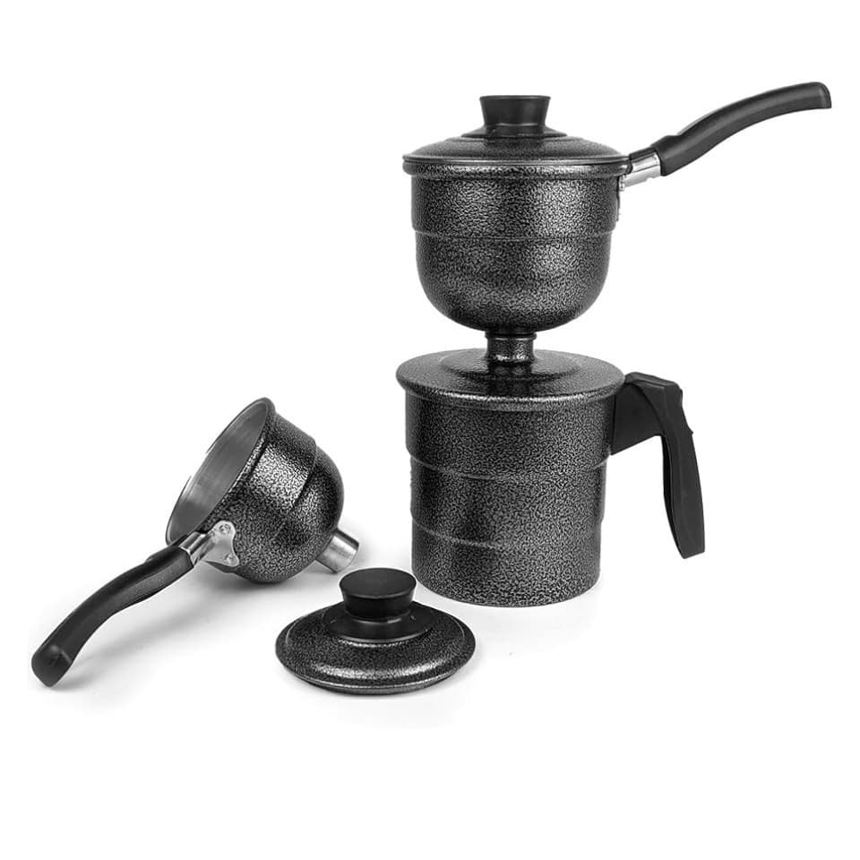 Cuscuzeiro Nordestino Craquelado Peito de Moça Individual 2 Conchas Ideal Para Vapor