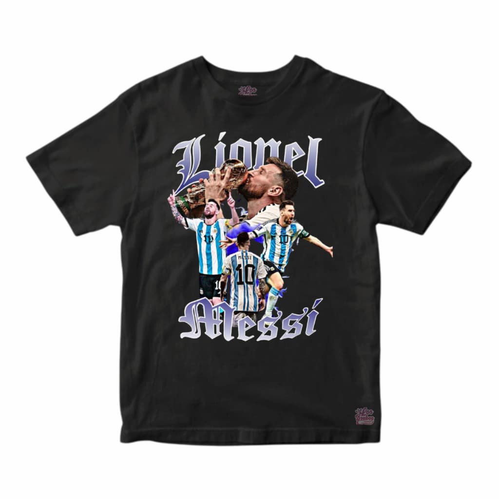 Camiseta Lionel Messi Copa Do Mundo Fifa Camisa Algodao Premium