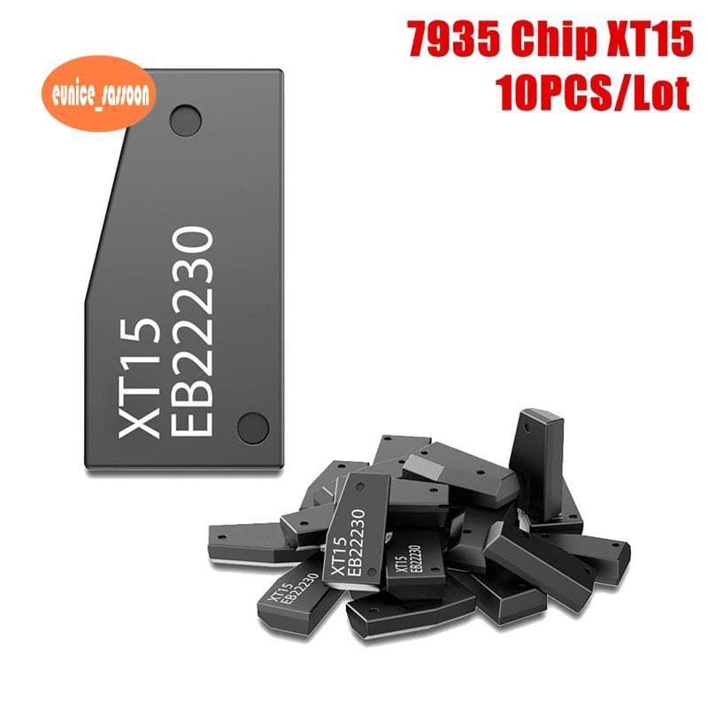 10 Peças VVDI Super Cópia 7935 Chip XT15 Transponder Preto ABS Para VVDI2 , Mini Ferramenta Chave , 33 40 41 42 43 44