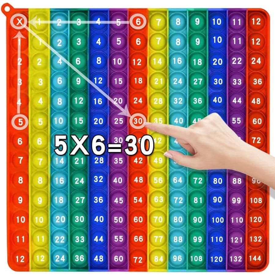 ​ Brinquedos De Bolha De Mesa De Jogo De Multiplicação AK-SHIP Aliviam O Estresse E A Ansiedade , Educação Em Várias Ope