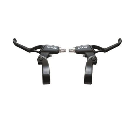 Manete Alumínio Bike V-brake E Freio A Disco Mecânico Preto