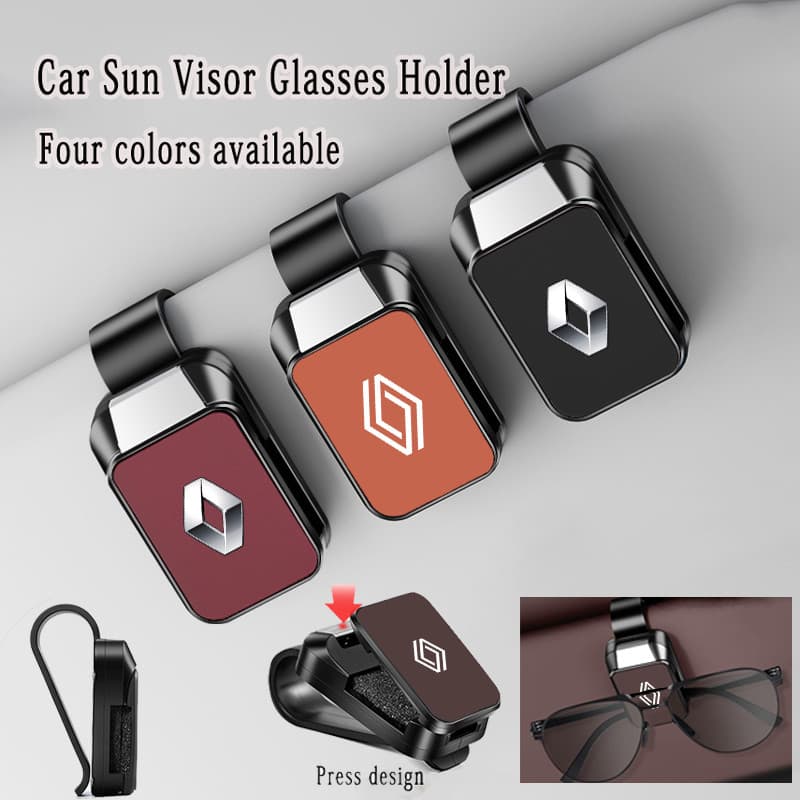 Clipe De Armazenamento Para Guarda-Sol De Carro Renault Suporte De Óculos Pendurar No Interior Do De Kwid Duster Fluence