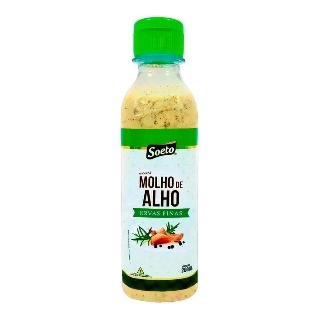 Molho De Alho Ervas Finas Soeto 200ml