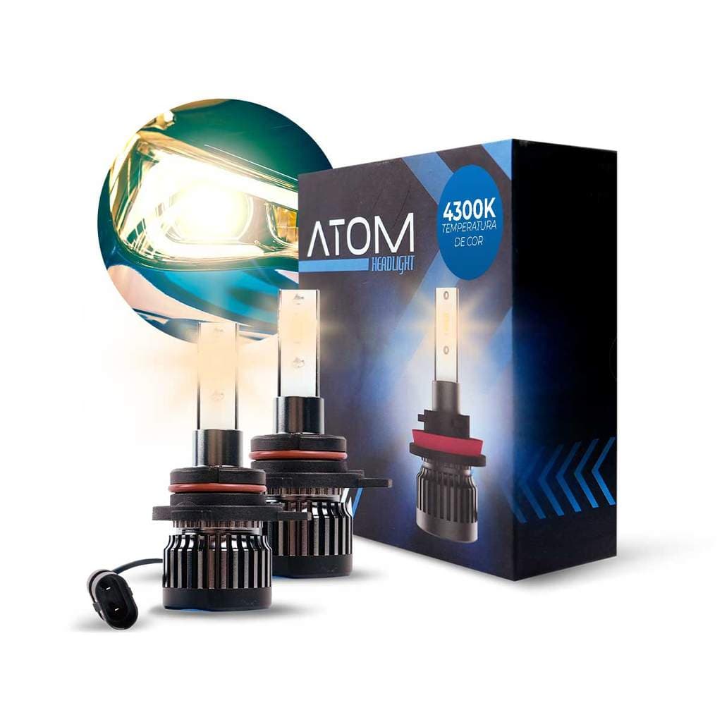 Lâmpada LED ATOM M7 4300K 12V Alta Potência Várias Bases